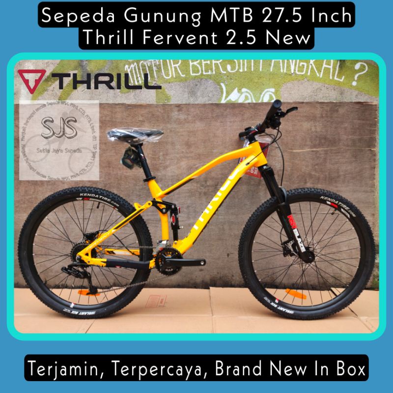 Sepeda Gunung MTB 27.5 Inch THRILL FERVENT 2.5 HD Alloy 2x9 Speed New
