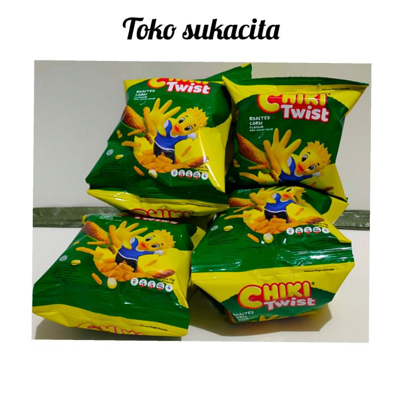 

Chiki Twist Rasa Jagung Bakar . 15 Gram ..
