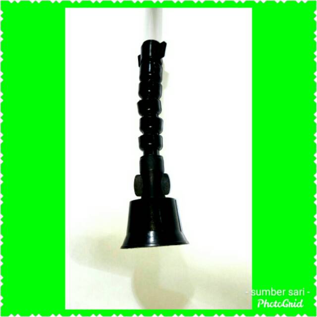 nosel fleksibel bisa di bengkokkan 4 lobang