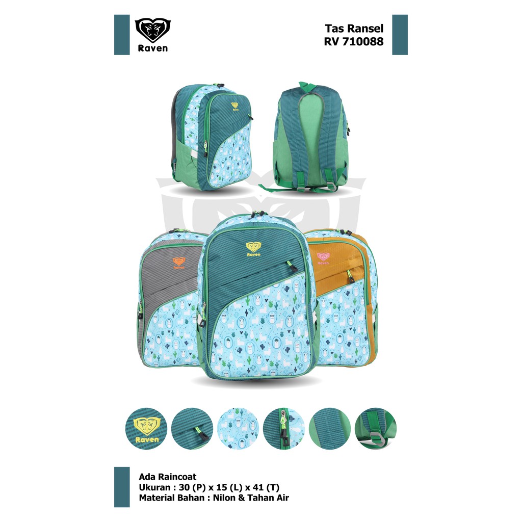 [KLIKTAS] Tas ransel wanita RAVEN RV 710088 / backpack multifungsi/ tas punggung