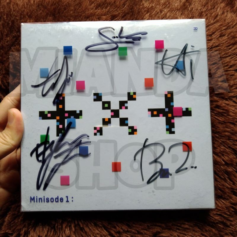 TXT SIGNED ALBUM BLUE HOUR VERS R