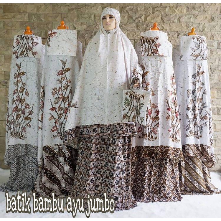 Grosir Mukena Dwasa Batik Bambu Jumbo - Sajadah Batik Jogja