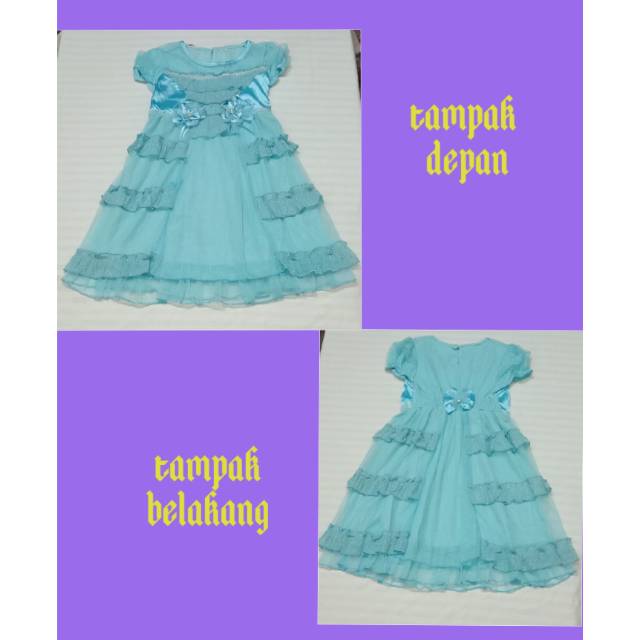 Gaun anak tile  kid 863