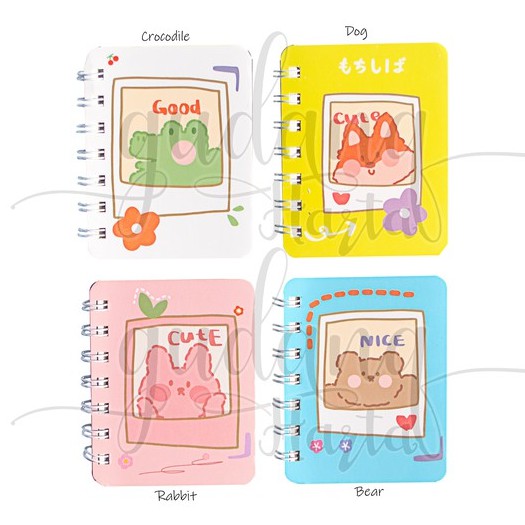 

Notebook Mini Spiral Animal Photos Buku Tulis Catatan Mini Hewan Berfoto GH 308742