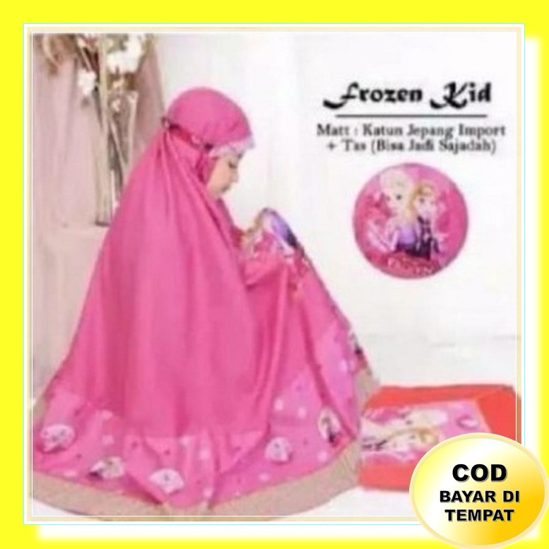 Mukena Anak Rayon Bahan Adem Bayi Terlaris Pouch Ready H4T3 Mukena Anak Kekinian Mukenah Terbaru Kat