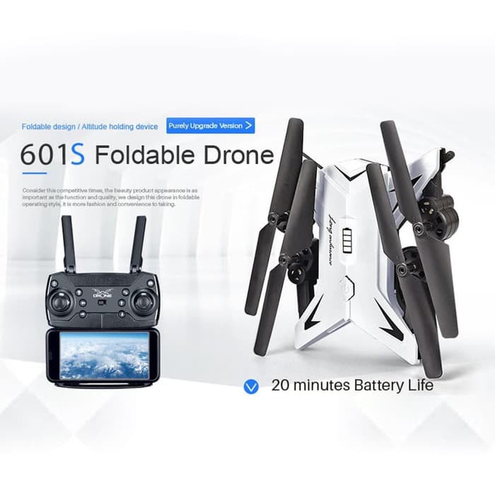 KY601S Foldable Drone up to 20 mins Fly
