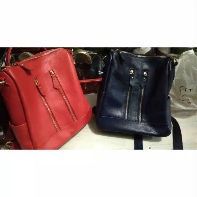 Tas ransel cewek papirut kulit sapi asli