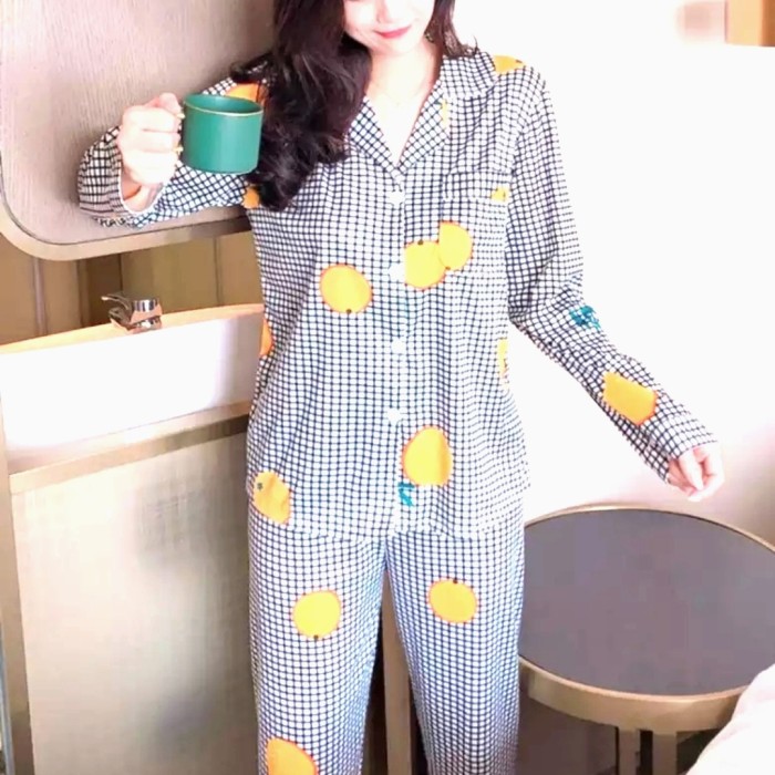 Piyama Wanita/ Piyama Celana Panjang/ Piyama Tidur/ Piyama Katun