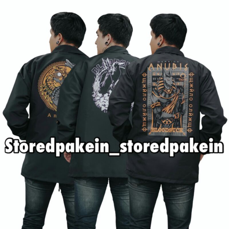 BLOODSUCK Jaket Coach Jaket Casual Jaket Pria Jaket Outdoor Jaket Parasut