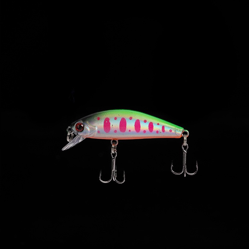 1pc Umpan Pancing Ikan Minnow Mata 3D 55mm 6.5g Fishing Lure Sinking Swimbait Bass Bait Tackle