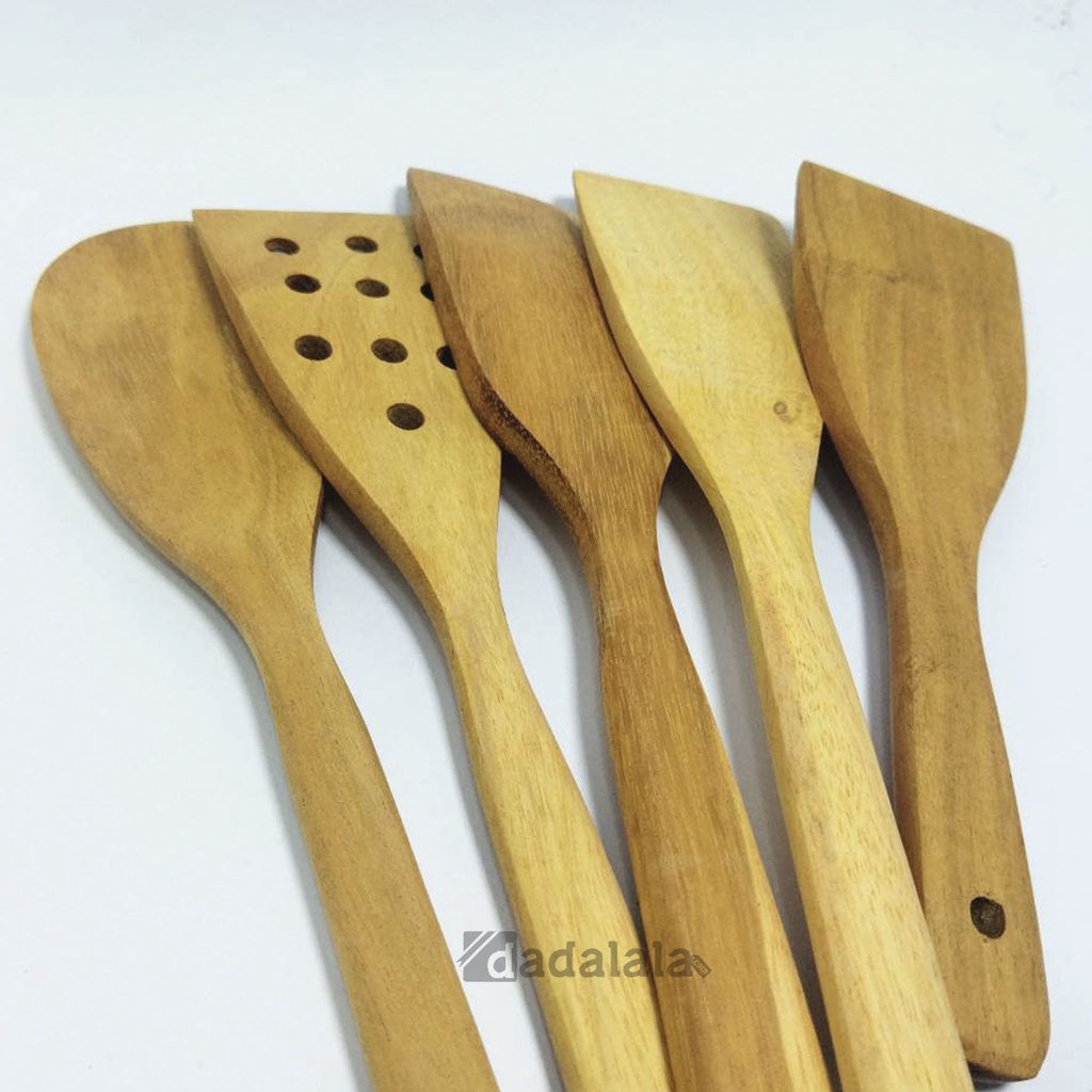 DADALALA Spatula Kayu / Sodet Kayu Lamtoro (Harga SATUAN)