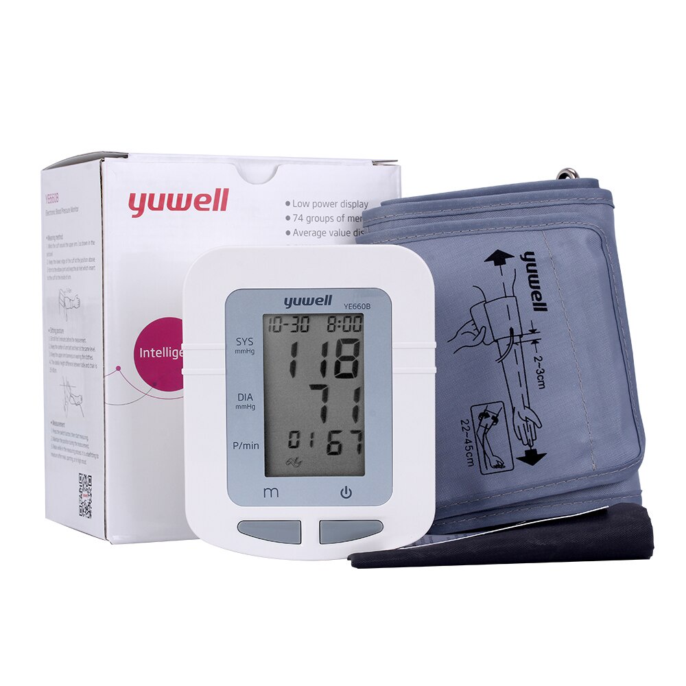 PREORDER Yuwell Monitor Tekanan Darah Lengan Digital Otomatis Tonometer Tampilan LCD Meteran