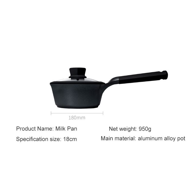 AKN88 - HUOHOU HU0071 - Non-Stick Cookware Milk Pan - 18cm Diameter