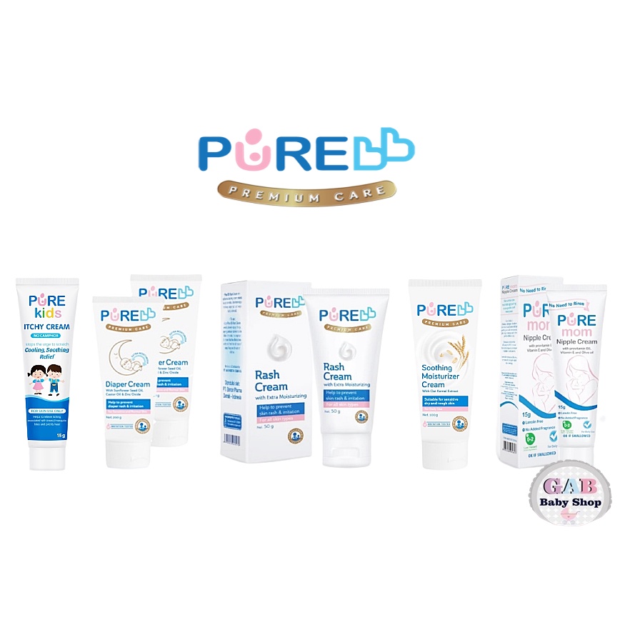 Pure BB Baby Rash Cream | Diaper Cream | Nipple Cream | PURE Soothing Moisturizer | Body Lotion