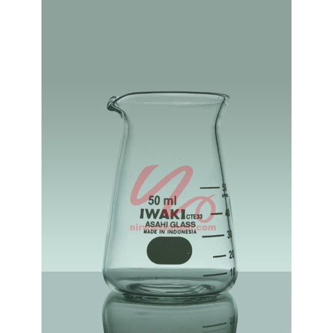 Beaker Conical Philips 500ml IWAKI 1080BK500 | beaker kerucut ORI