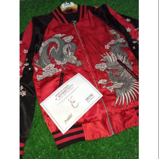 Jaket sukajan ryu x fenikkusu by zeotic syztem