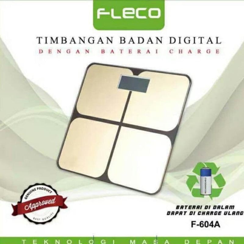 PROMO TIMBANGAN BADAN DIGITAL FLECO F-604A FC PROMO