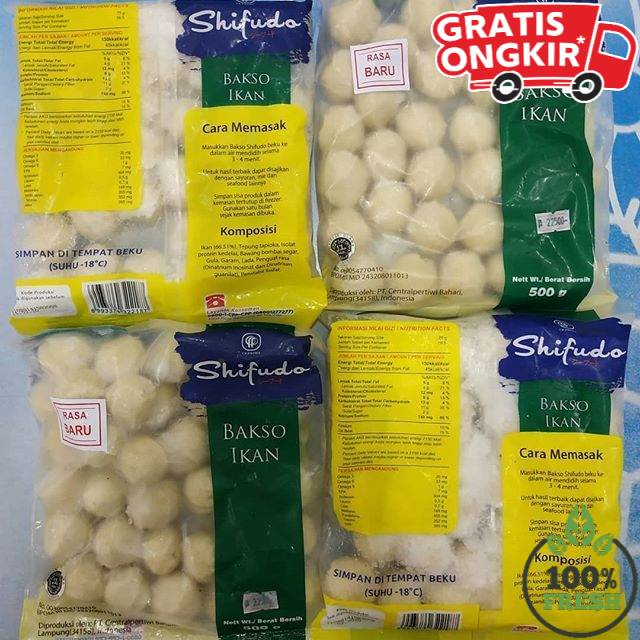 

BAKSO IKAN SHIFUDO ISI 50 / BOLA IKAN SHIFUDO / BAKSO IKAN PREMIUM