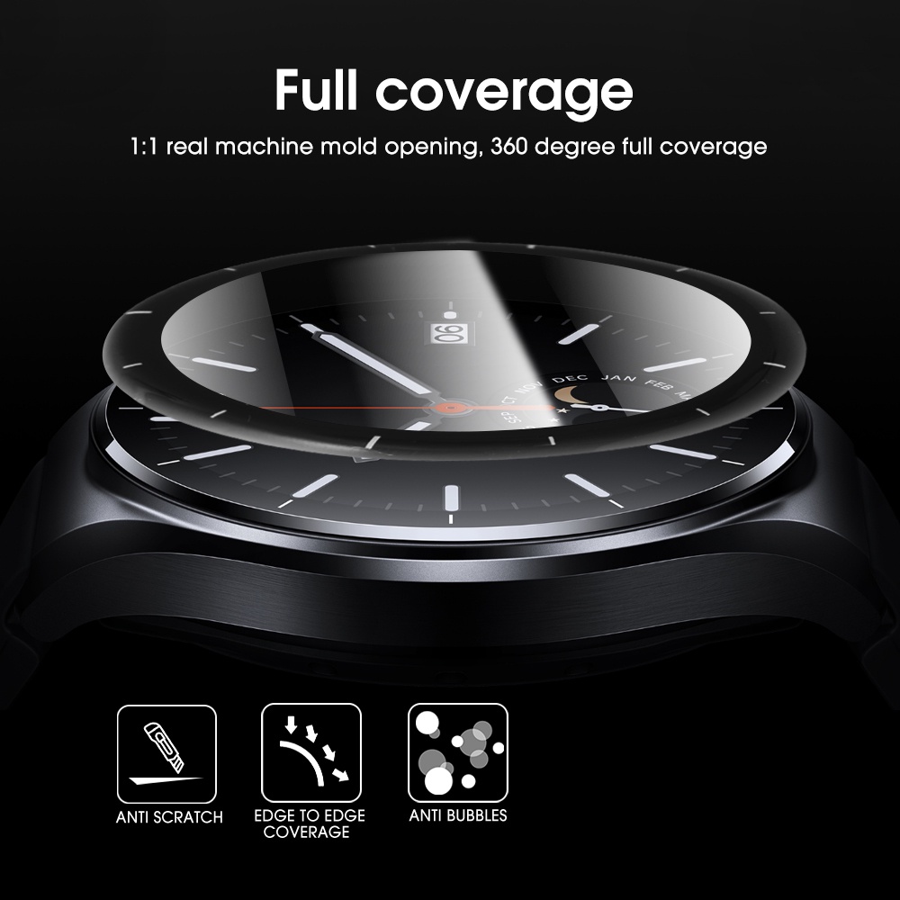 Pelindung Layar Transparan Anti Gores Untuk Xiaomi Watch S1 Mi Watch S1