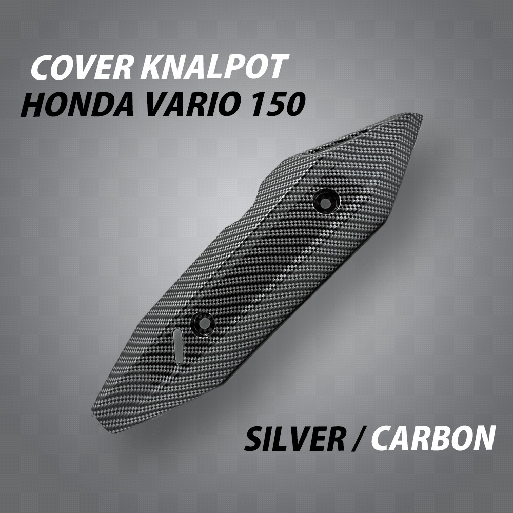 COVER TUTUP KNALPOT MODEL VARIO NEW CARBON TAMENG KARBON LIST HONDA VARIO 125 VARIO 150 motor