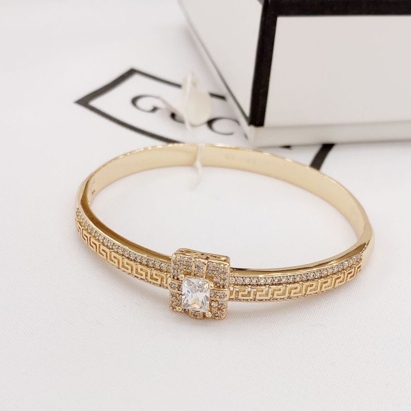 Gelang Premium gold lapis emas anti karat anti alergi premium Quality Bracelet Zircon import K06