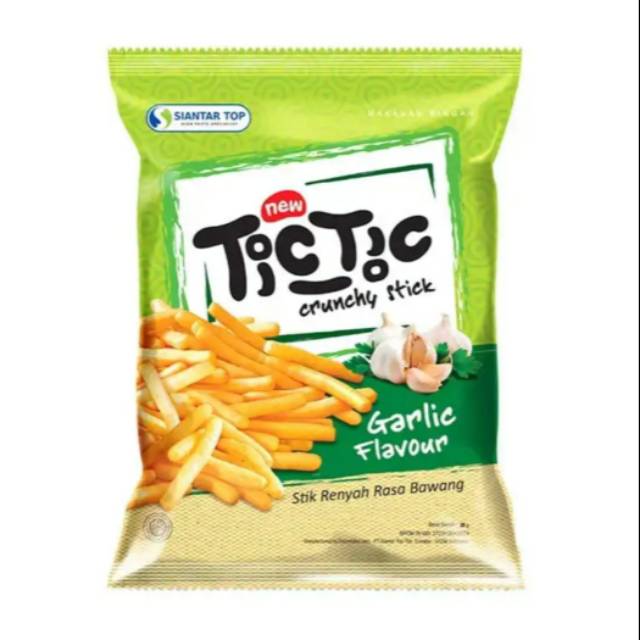 

Siantar Top Tic Tic Rasa Bawang 1pack isi 10 @25gr