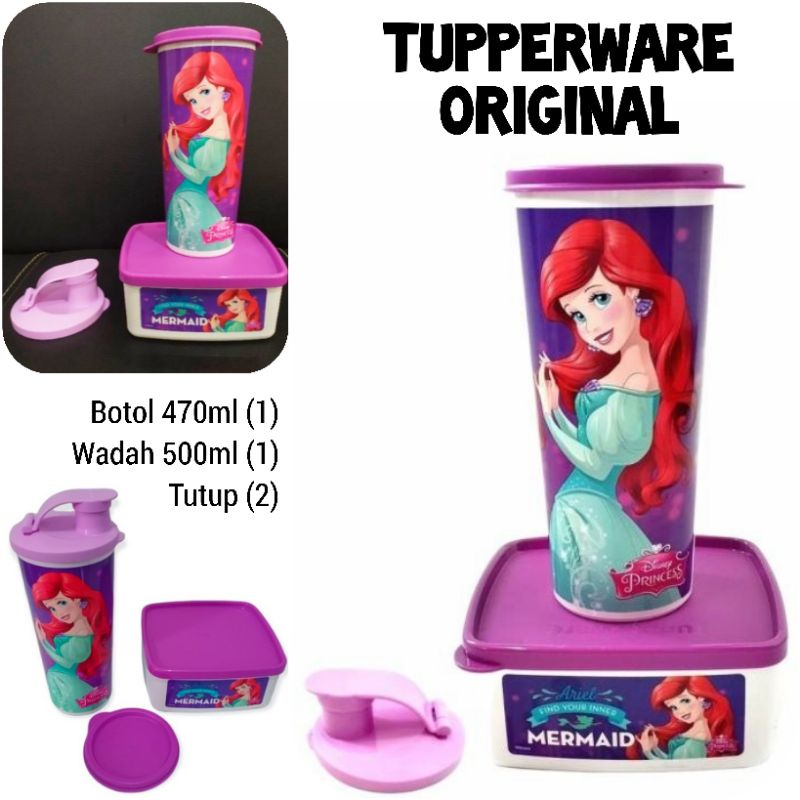 Tupperware Original Bekal Makanan Botol Minum Lunch Set