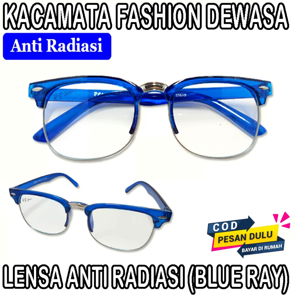 Kacamata Anti Radiasi Blueray Komputer / HP Retro 036ZK