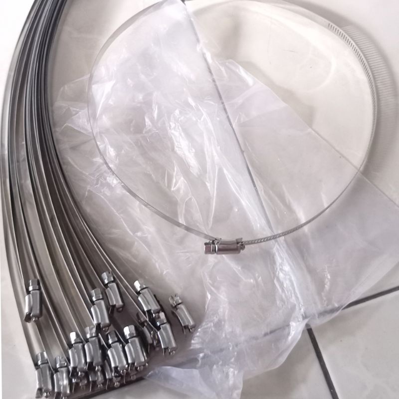 Hose Clamp 24 cm 9.5 inch Klem besar lingkaran