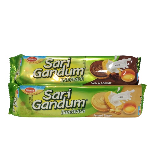 ROMA SARI GANDUM SANDWICH 115G/centraltrenggalek