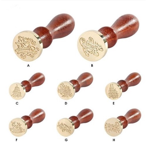 Sealing Wax Stamp with Wood Handle - Happy Birthday Series