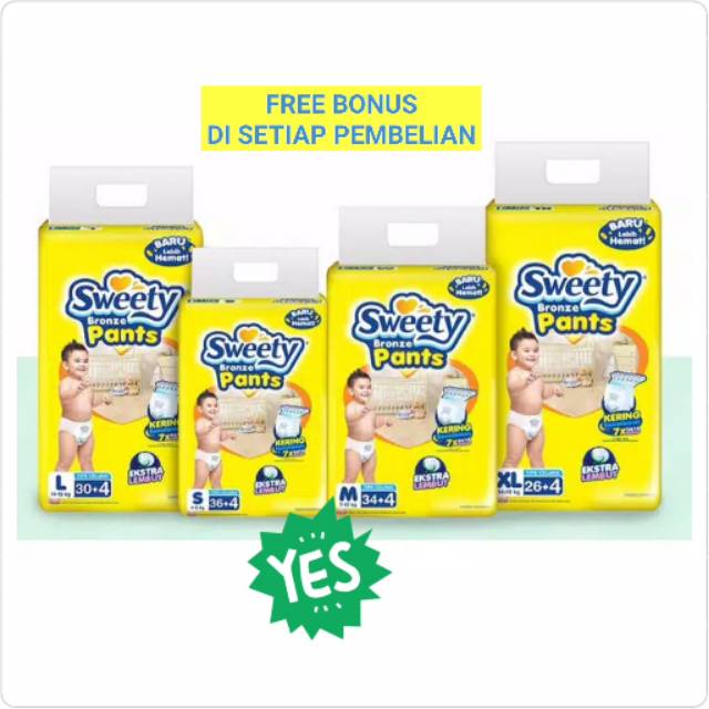 pampers sweety bronze