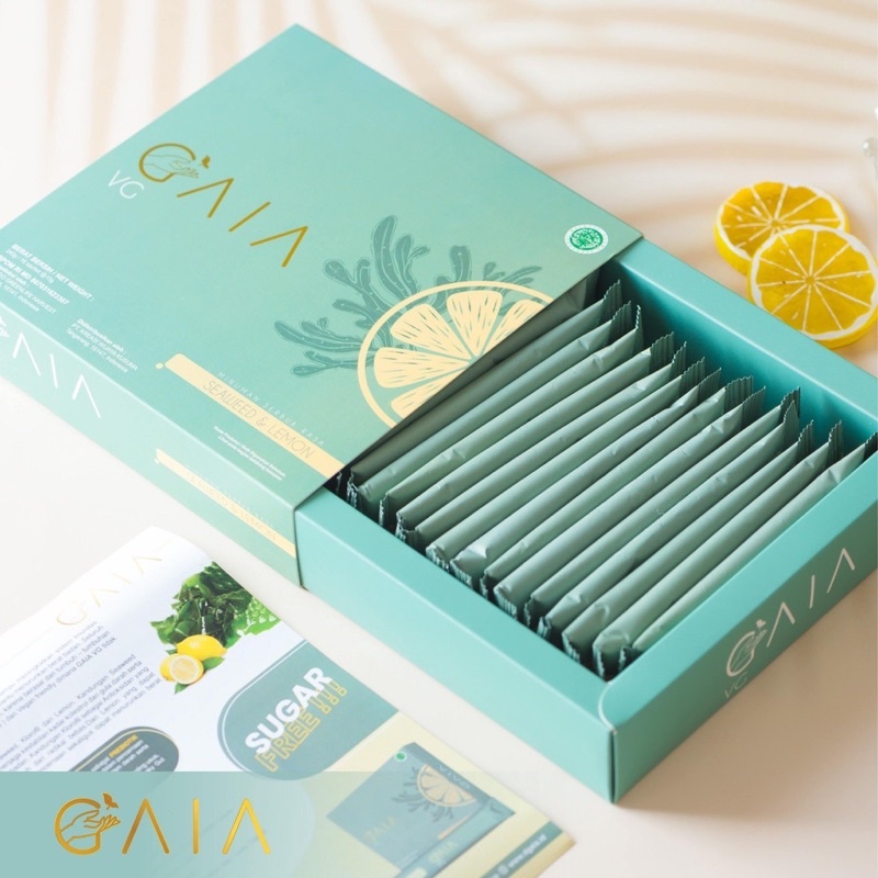 [READY STOCK] GAIA VG Minuman Detox Menurunkan Berat Badan 1 BOX (16 sachet)