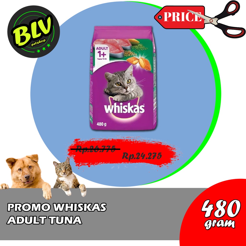 Whiskas Tuna 480gr