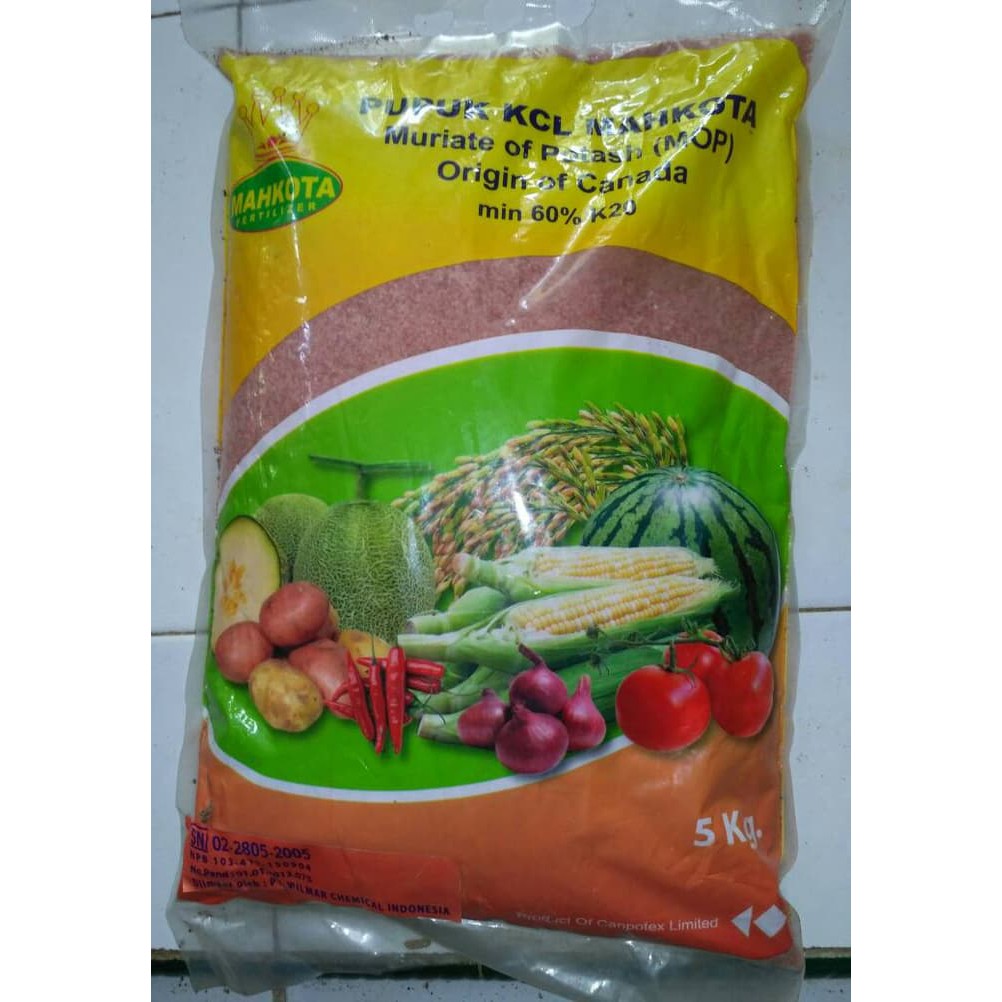 Pupuk Tanaman  KCL mahkota canada 5KG