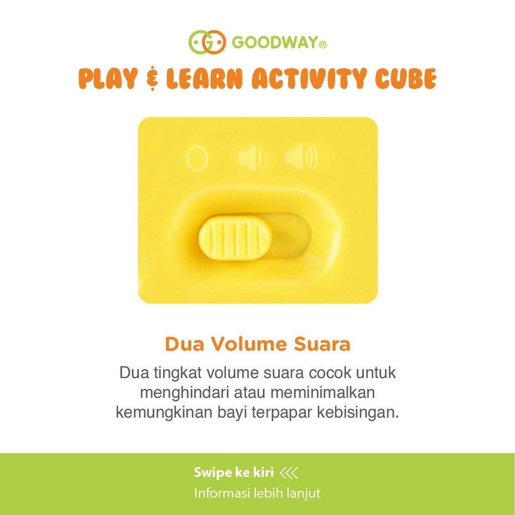 Goodway Play &amp; Learn Activity Cube / Mainan Edukasi Anak Puzzle