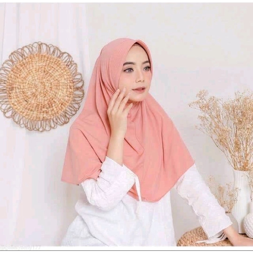 JILBAB BERGO MODEL HAMIDAH/ BERGO JERSEY MENUTUP DADA/ JILBAB INSTAN