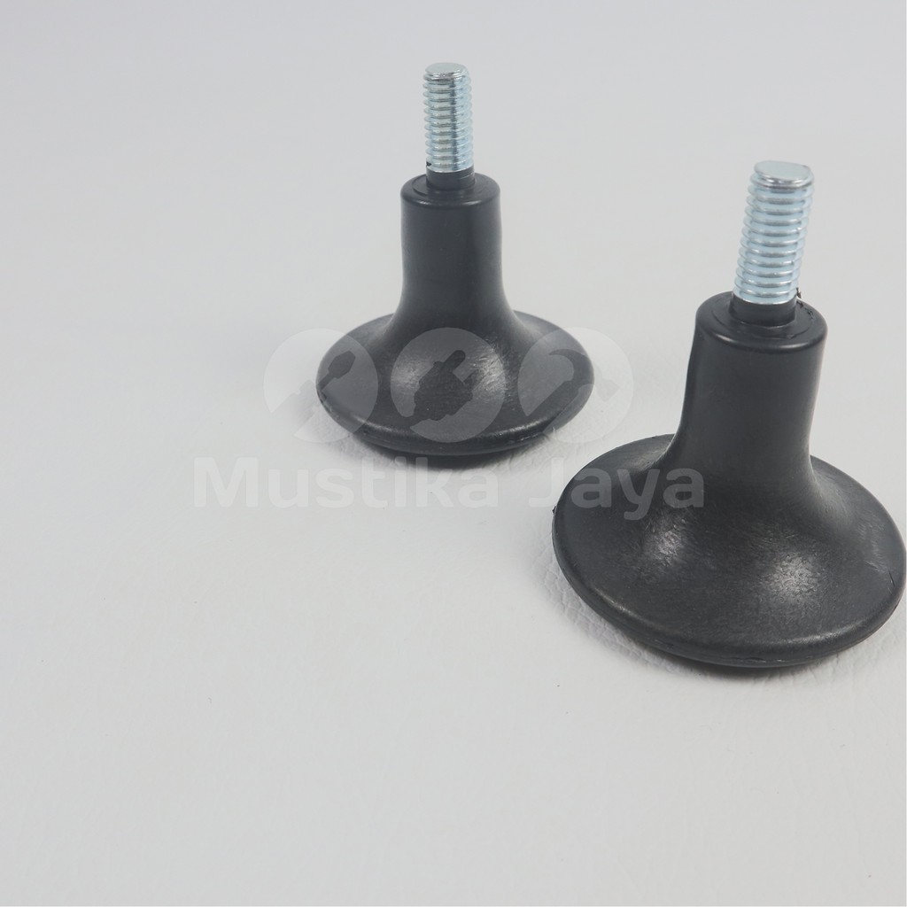 Kaki Sofa Stabil 5 Cm Hitam Plastik Bukan Kaki Kotak, Kaki Tabung