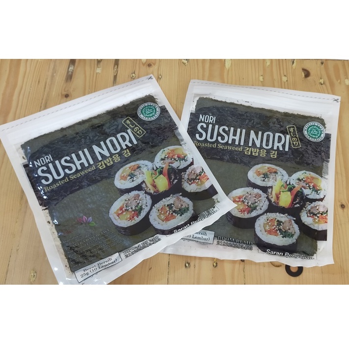 

Sushi Nori Sheet Gold 10 Lembar Sushi Roasted Rumput Laut Halal MUI Free Bubble Wrap dan Dus Tebal