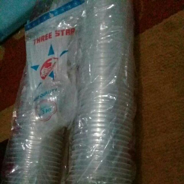 Gelas Aqua Bsm Anggur 220ml / Gelas Kopi Plastik