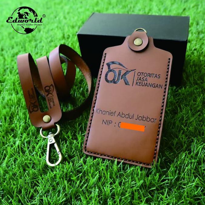 

ID CARD HOLDER Dari Kulit Sapi Asli Model 1 Slot Card