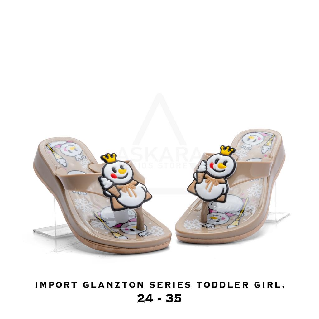 Askara - Sandal jepit anak perempuan mixue glanzton import 2 - 8 tahun