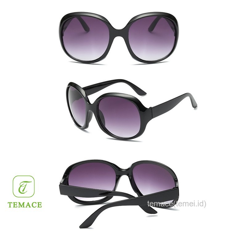 Kacamata Wanita Model Asimetris Polygonal rimless Warna Transparan