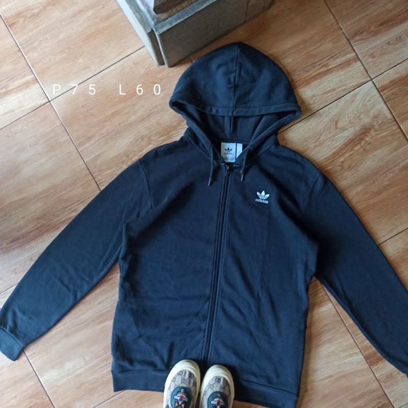 Hoodie Zipper Adidas Backhit Big logo