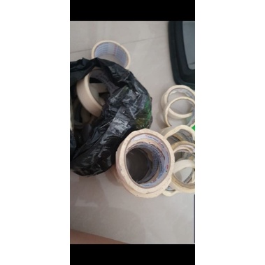 

Lakban Kertas Kiloan Murah 1kg 1 kg reject