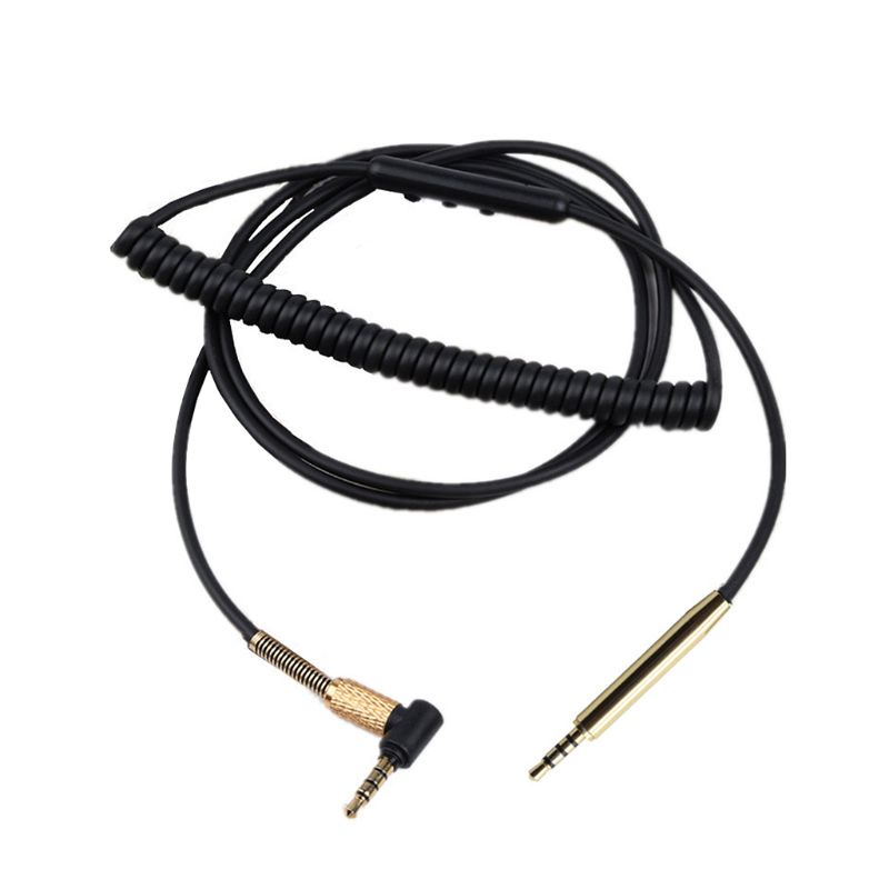 btsg Replacement Audio- Cable For -AKG Y40 Y50 Y45 For CREATIVE LIVE2 -JBL S700 For  QC25 OE2 QC35 Headphone spring cable