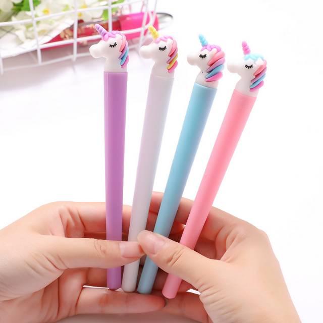 

Pulpen Gel / Pen Gel Unicorn Warna Warni