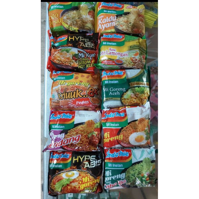 

Indomie all variant rasa (10pcs boleh mix)
