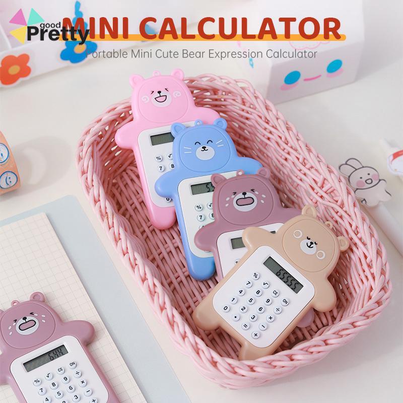 

Kalkulator Ekspresi Beruang Lucu Mini Kalkulator Kartun Kecil Portabel - PD