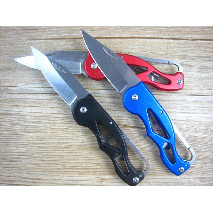 KNIFEZER Pisau Saku Lipat Portable Camping 440C 58HRC